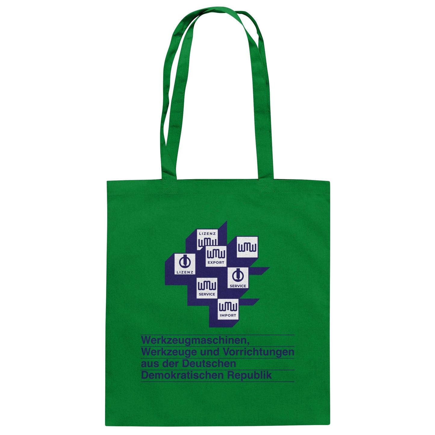DDR Ostalgie Baumwolltasche • WMW WERKZEUGMASCHINEN DER DDR