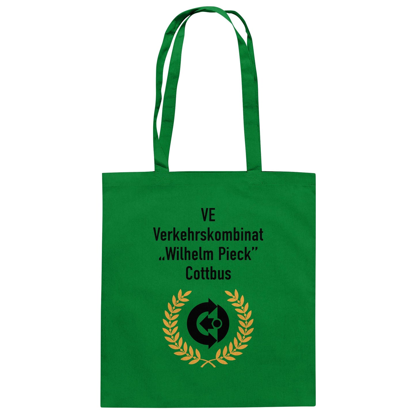 DDR Ostalgie Baumwolltasche • VE VERKEHRSKOMBINAT WILHELM PIECK COTTBUS