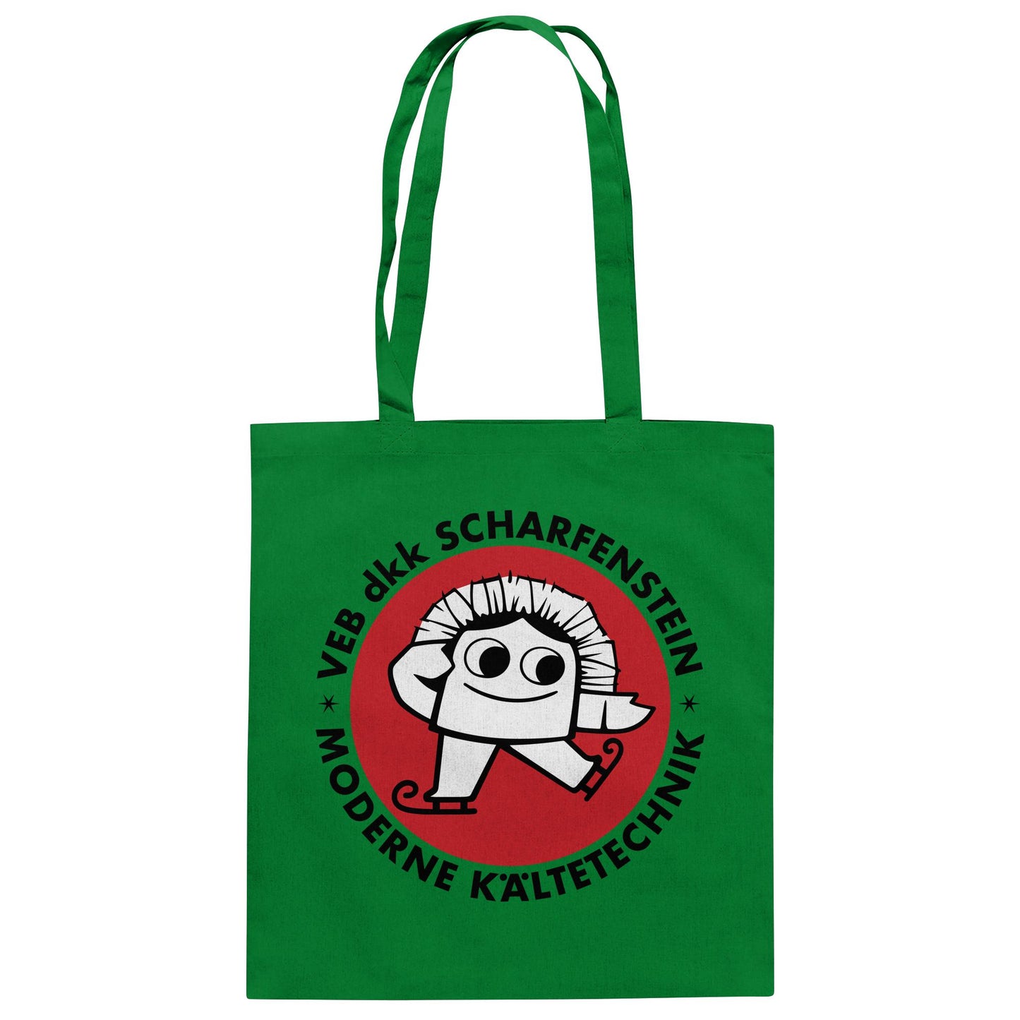 DDR Ostalgie Baumwolltasche • VEB DKK SCHARFENSTEIN