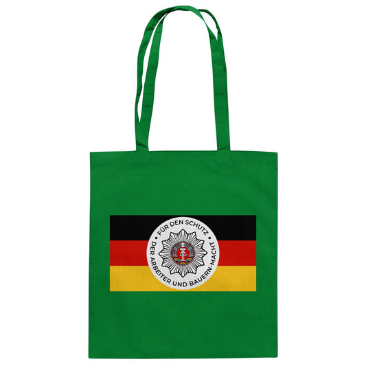 DDR Ostalgie Baumwolltasche • NVA - FÜR DEN SCHUTZ DER ARBEITER- UND BAUERNMACHT (ORIGINAL BANDEROLE)