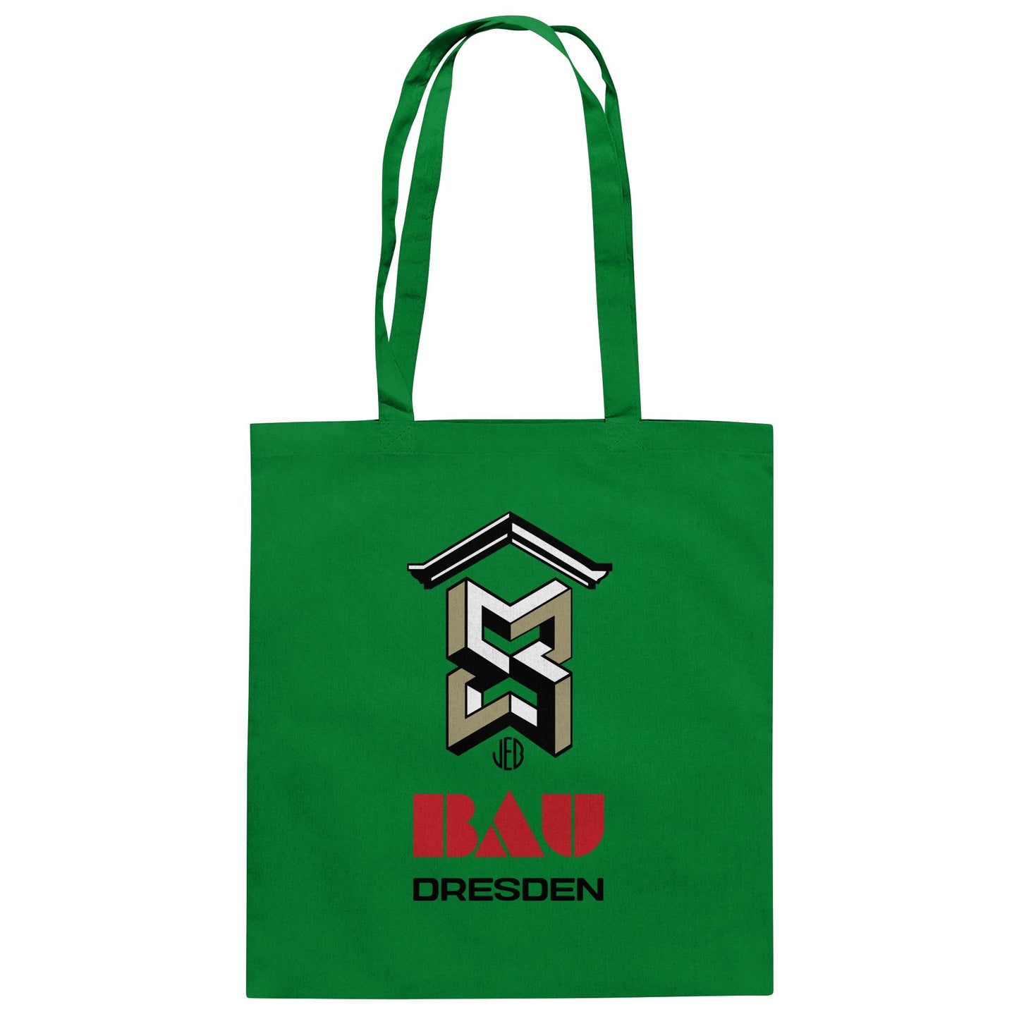 DDR Ostalgie Baumwolltasche • VEB BAU DRESDEN
