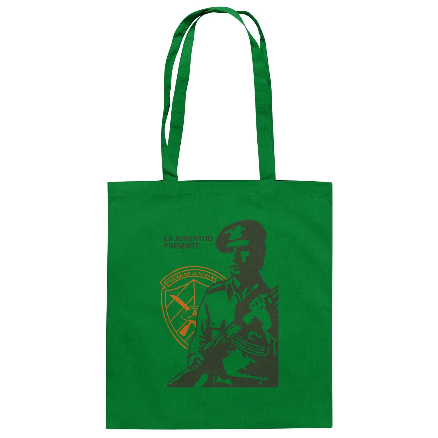 DDR Ostalgie Baumwolltasche • LA JUVENTUD PRESENTE CIUDAD DE LA HABANA (DIE JUGEND HAVANNAS IST AKTIV)