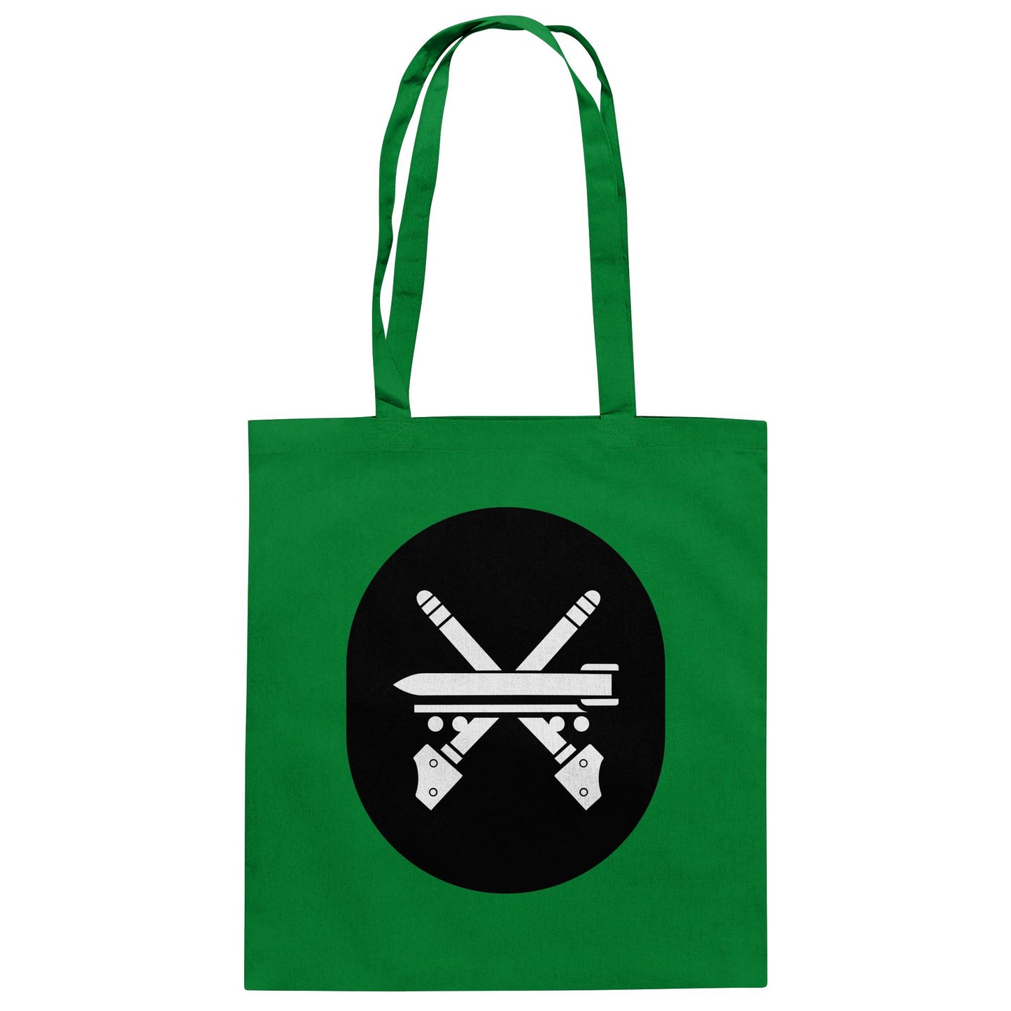 DDR Ostalgie Baumwolltasche • NVA EMBLEM - RAKETEN- UND WAFFENTECHNISCHER DIENST
