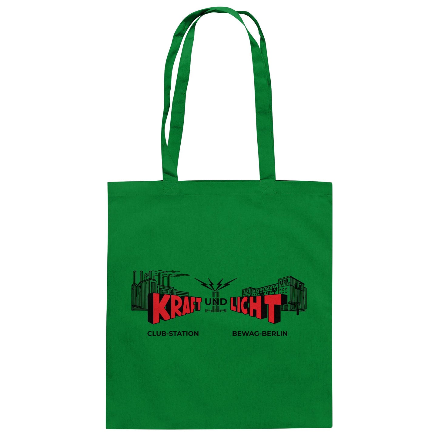 DDR Ostalgie Baumwolltasche • KRAFT UND LICHT - BEWAG BERLIN