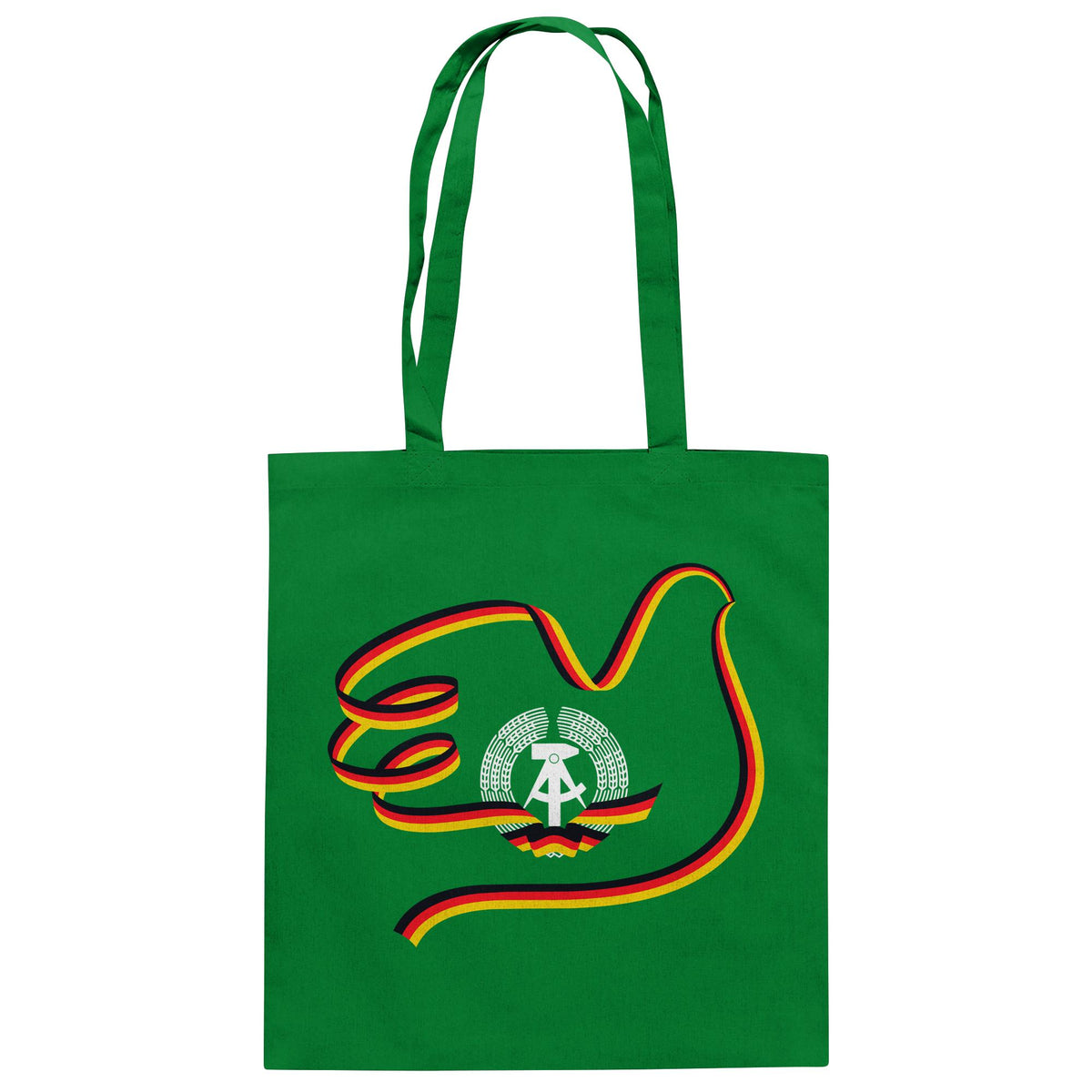 DDR Ostalgie Baumwolltasche • DDR - 40 JAHRE FRIEDEN IN DEUTSCHLAND (ORIGINAL-PLAKAT)
