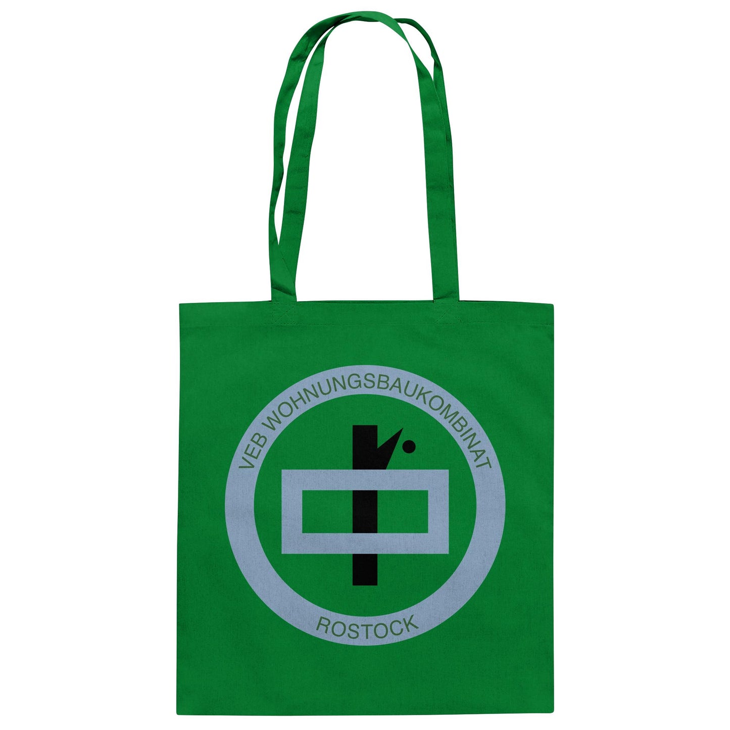 DDR Ostalgie Baumwolltasche • VEB WOHNUNGSBAUKOMBINAT ROSTOCK