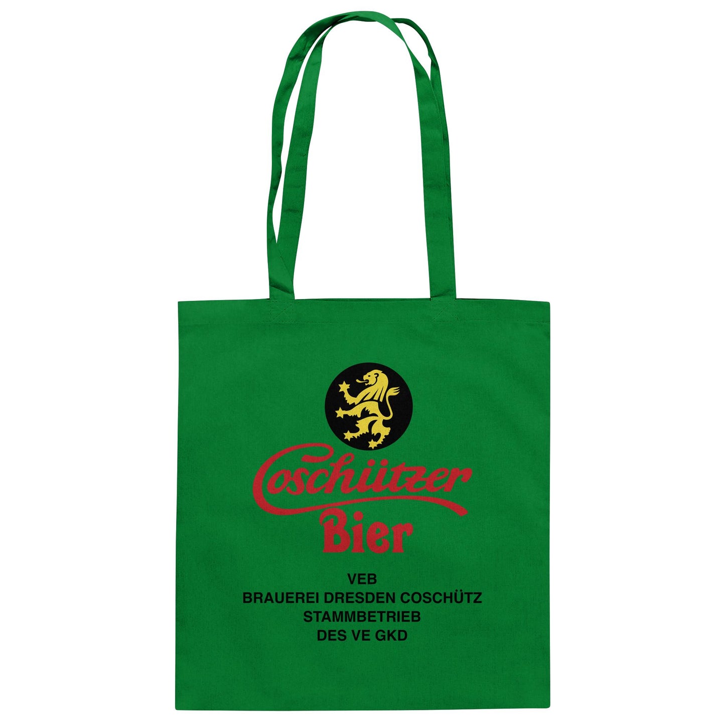 DDR Ostalgie Baumwolltasche • COSCHÜTZER BIER - VEB BRAUER DRESDEN