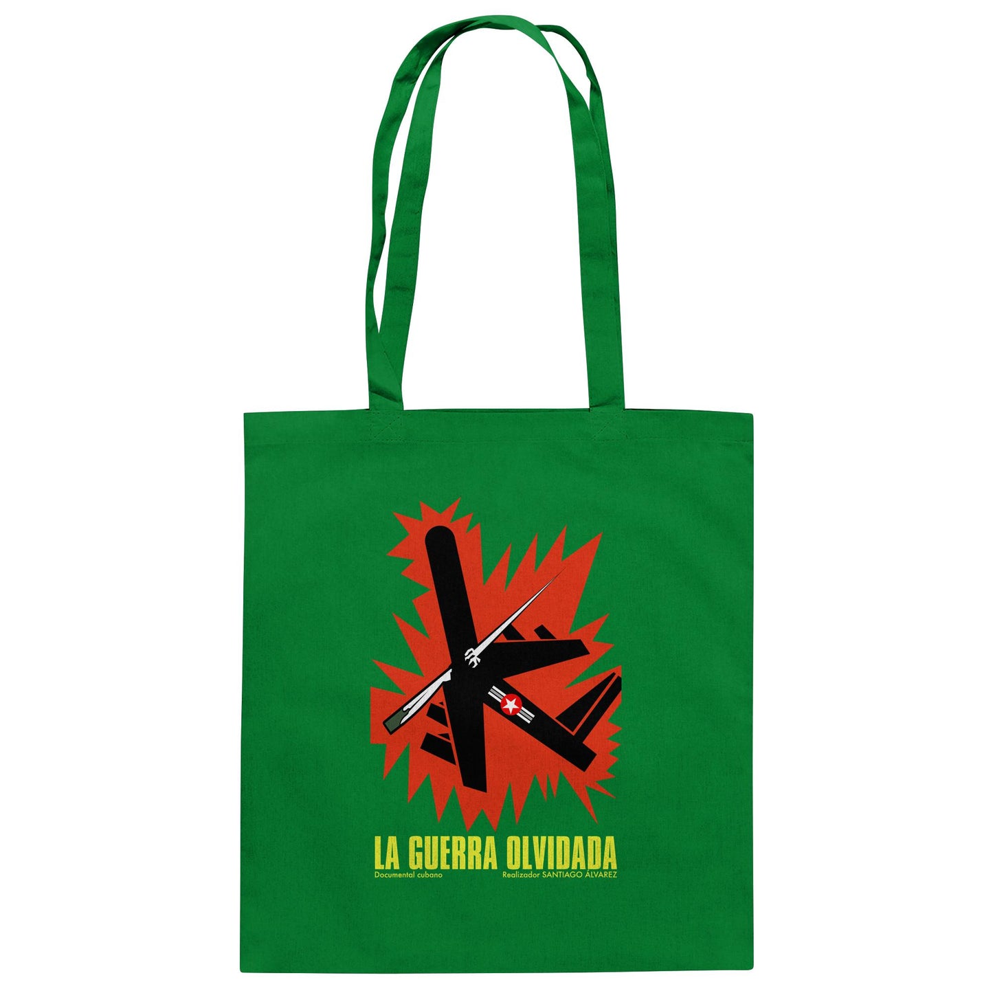 DDR Ostalgie Baumwolltasche • KUBA - LA GUERRA OLVIDADA (ORIGINAL POSTER