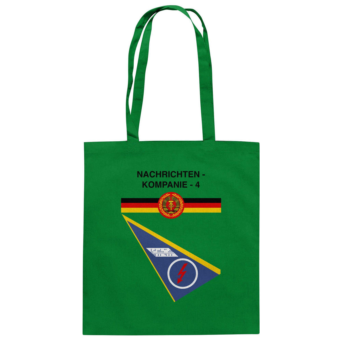 DDR Ostalgie Baumwolltasche • NVA - NACHRICHTENKOMPANIE 4