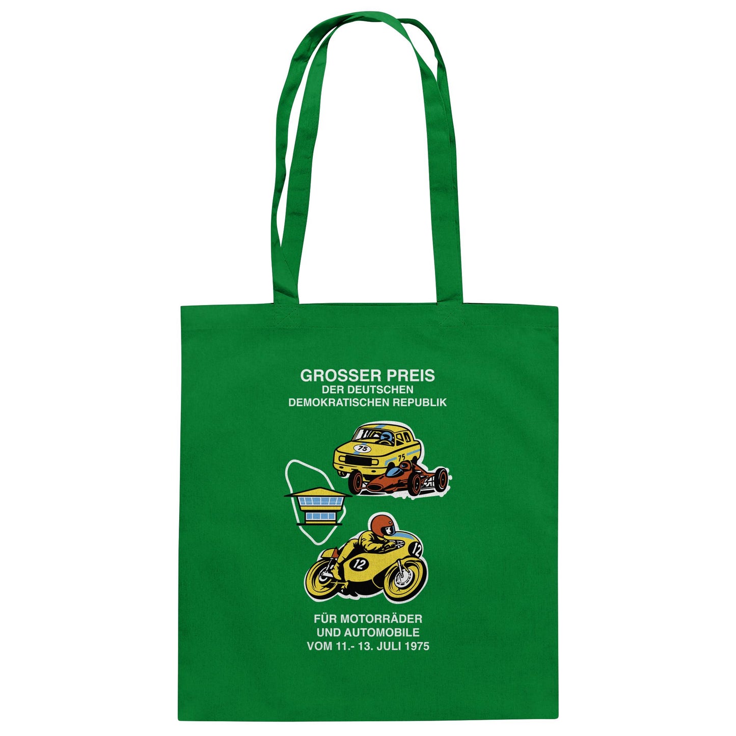 DDR Ostalgie Baumwolltasche • GROSSER PREIS DER DDR 1975