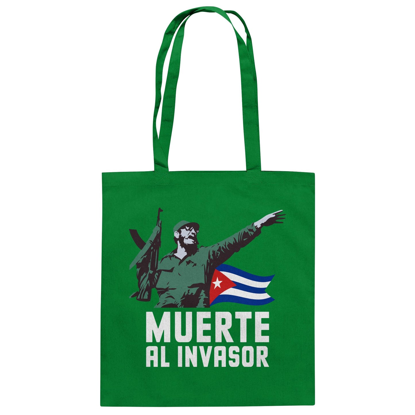 DDR Ostalgie Baumwolltasche • KUBA - MUERTE AL INVASOR