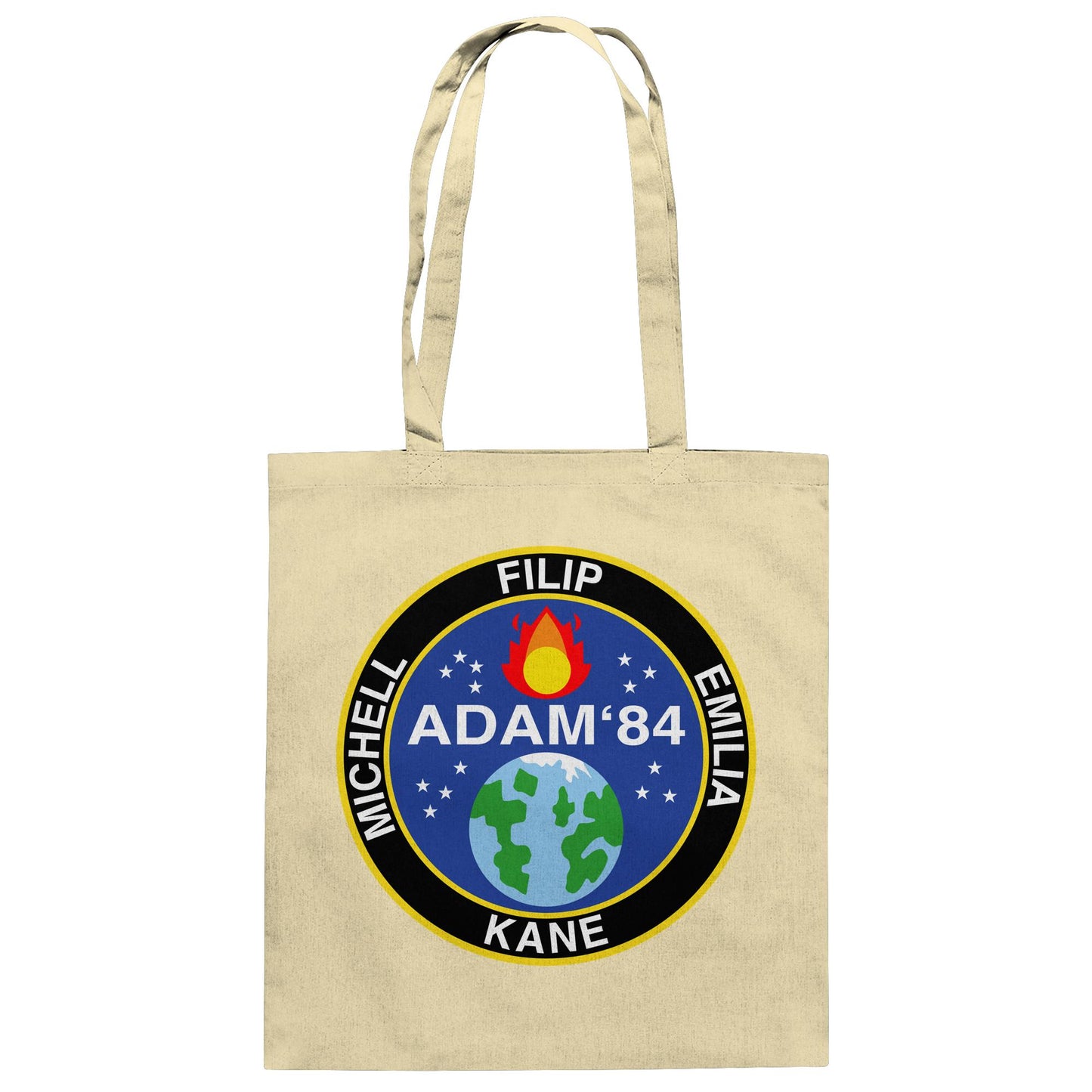 DDR Ostalgie Baumwolltasche • PROJEKT ADAM 84, DIE BESUCHER