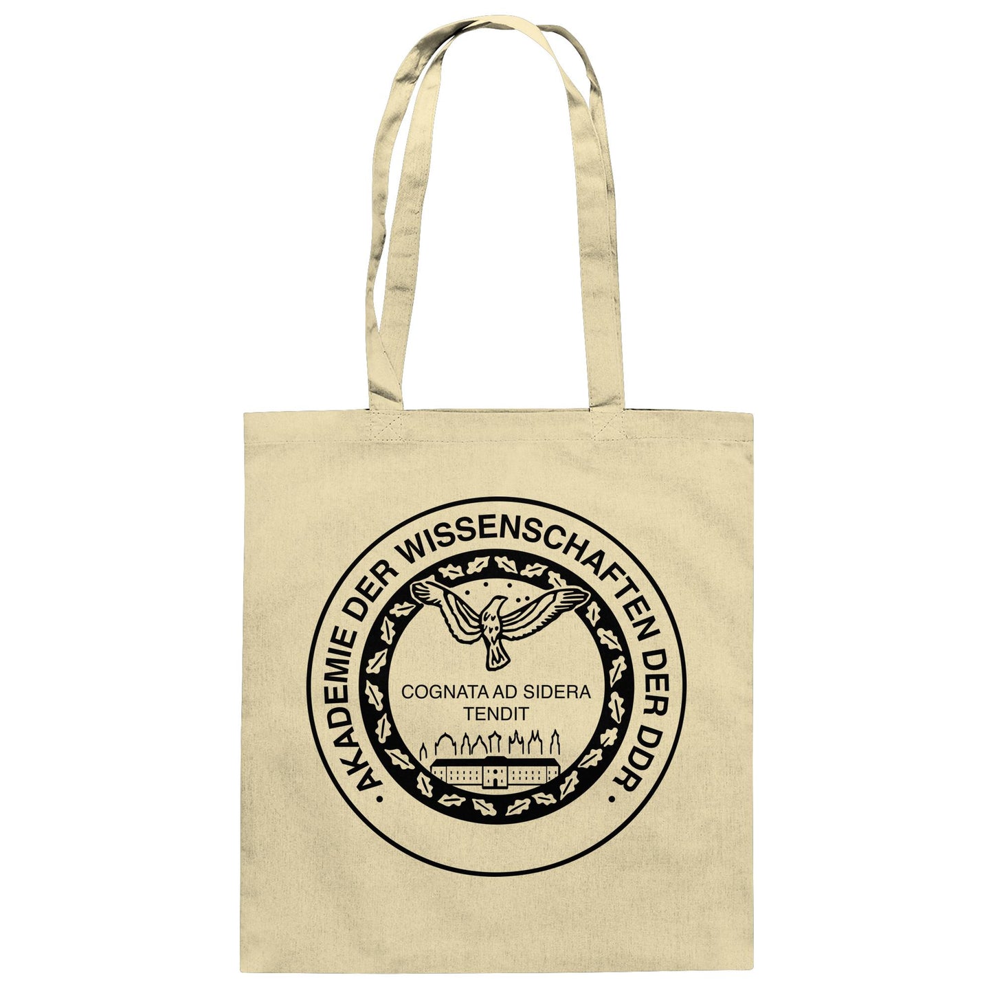 DDR Ostalgie Baumwolltasche • AKADEMIE DER WISSENSCHAFTEN DER DDR