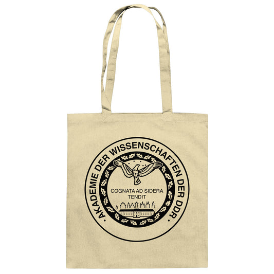 DDR Ostalgie Baumwolltasche • AKADEMIE DER WISSENSCHAFTEN DER DDR