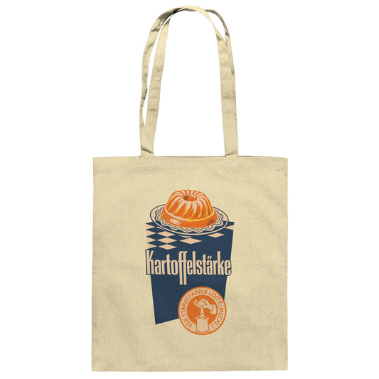 DDR Ostalgie Baumwolltasche • VEB KARTOFFELSTÄRKE - VEB STÄRKEFABRIK LOITZ