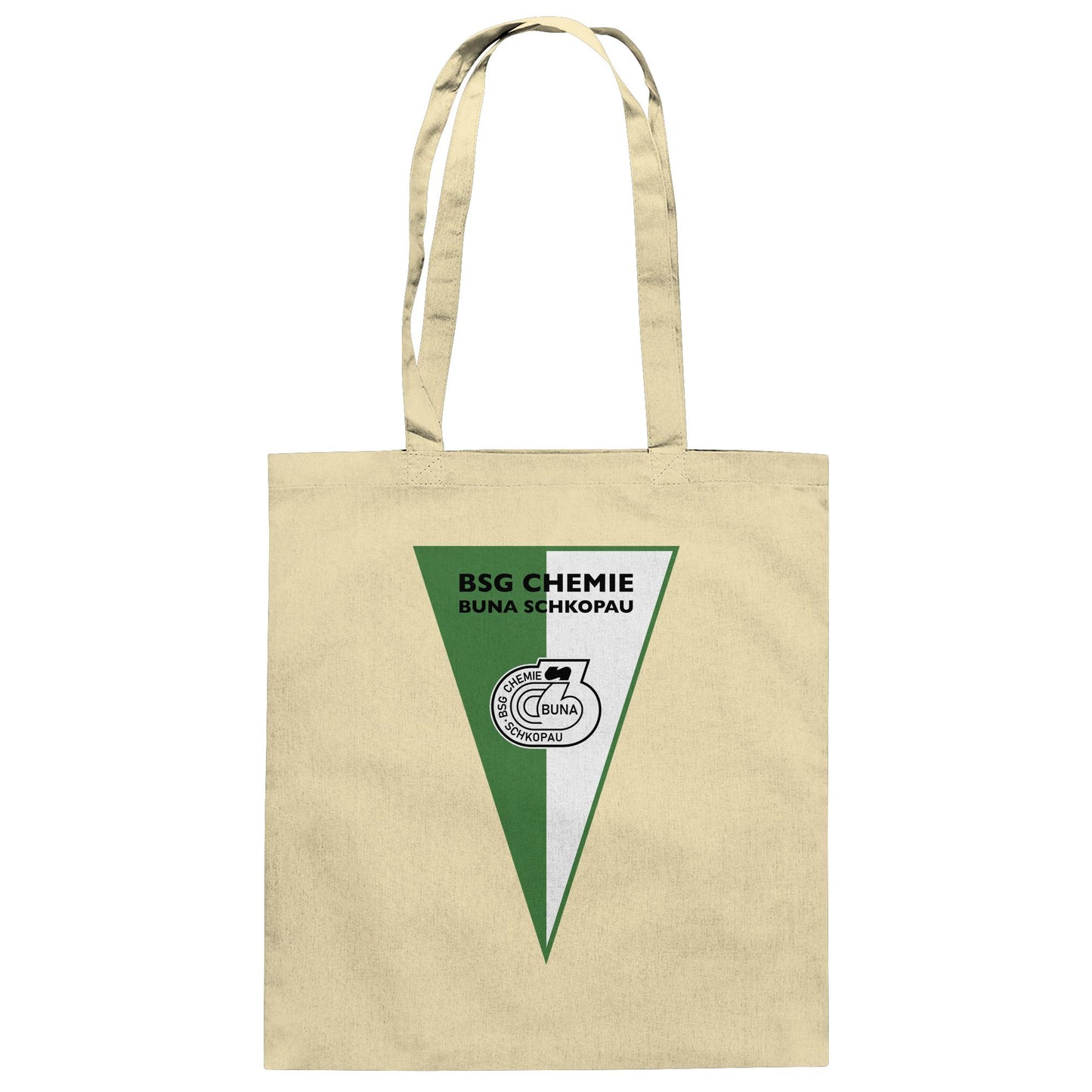 DDR Ostalgie Baumwolltasche • BSG CHEMIE BUNA SCHKOPAU (ORIGINALWIMPEL)