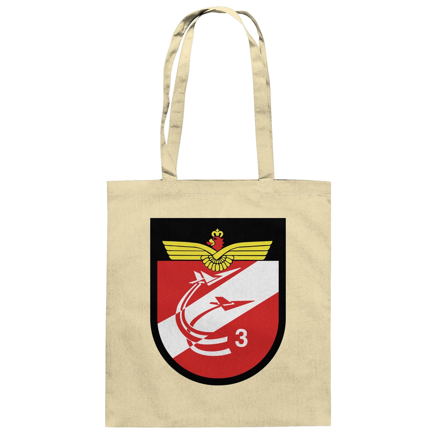 DDR Ostalgie Baumwolltasche • NVA EMBLEM - JAGDGESCHWADER 3