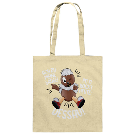 Pitti Stadt Nicki (Baumwolltasche) • PITTI ROCKT HEUTE DESSAU!