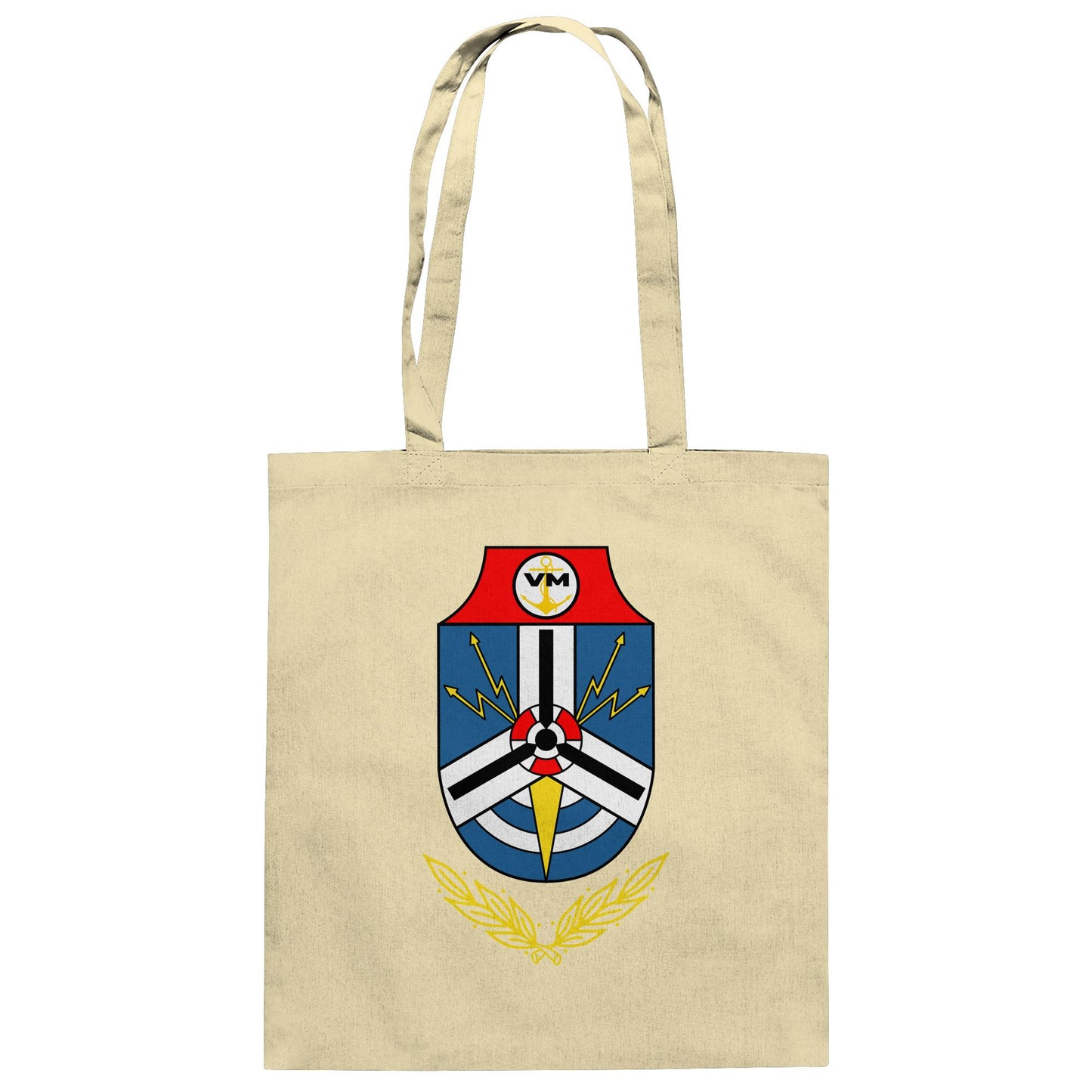DDR Ostalgie Baumwolltasche • NVA EMBLEM - MARINEGESCHWADER 18 - KURT BARTHEL