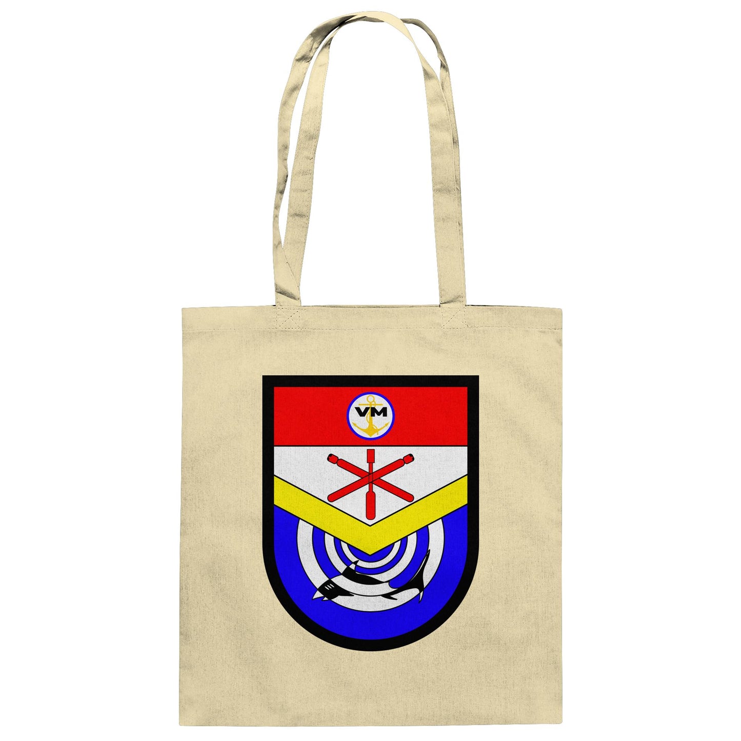 DDR Ostalgie Baumwolltasche • NVA EMBLEM - BOOTABWEHR SEESTREITKRÄFTE