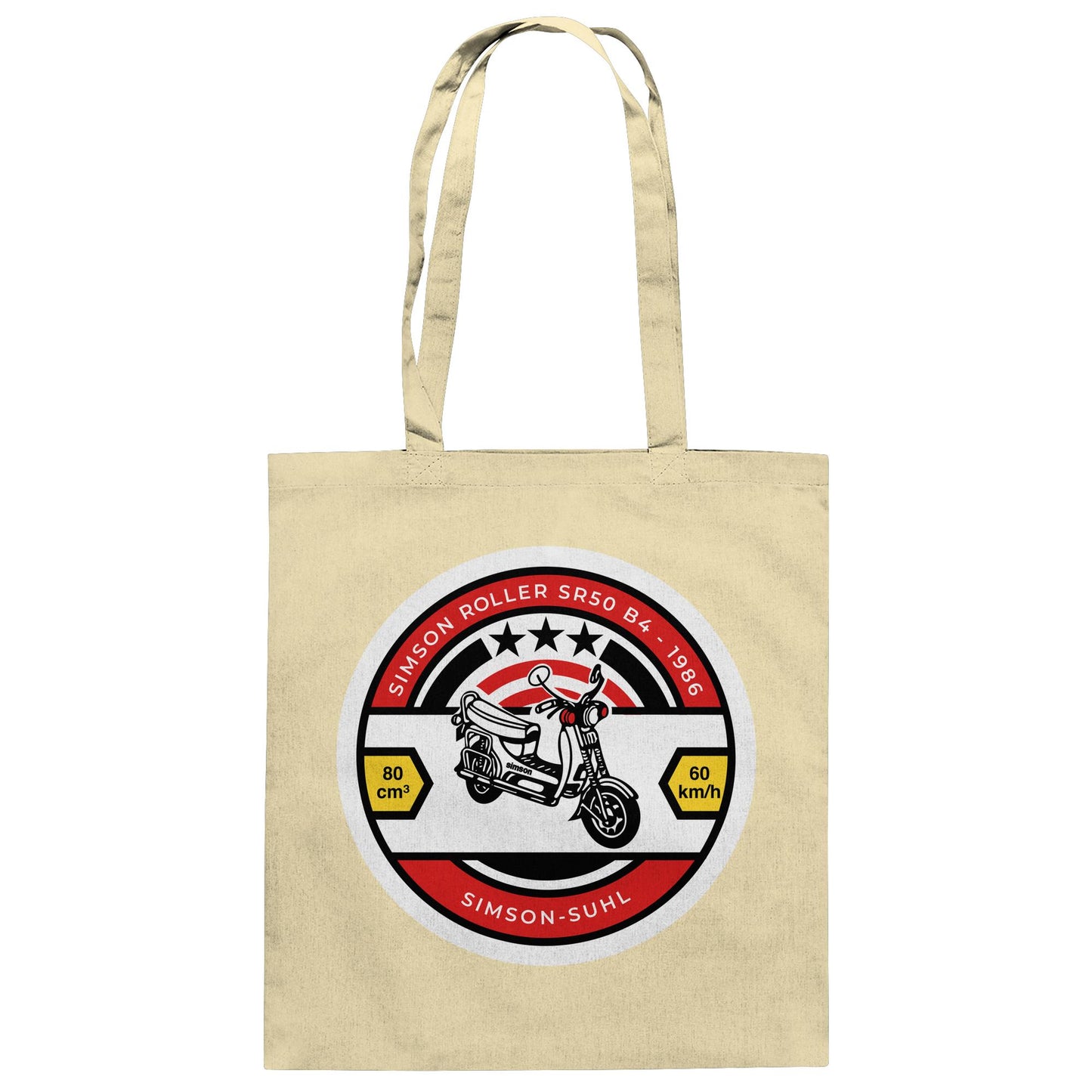 DDR Ostalgie Baumwolltasche • SIMSON SR50 - ORIGINAL BIERDECKEL