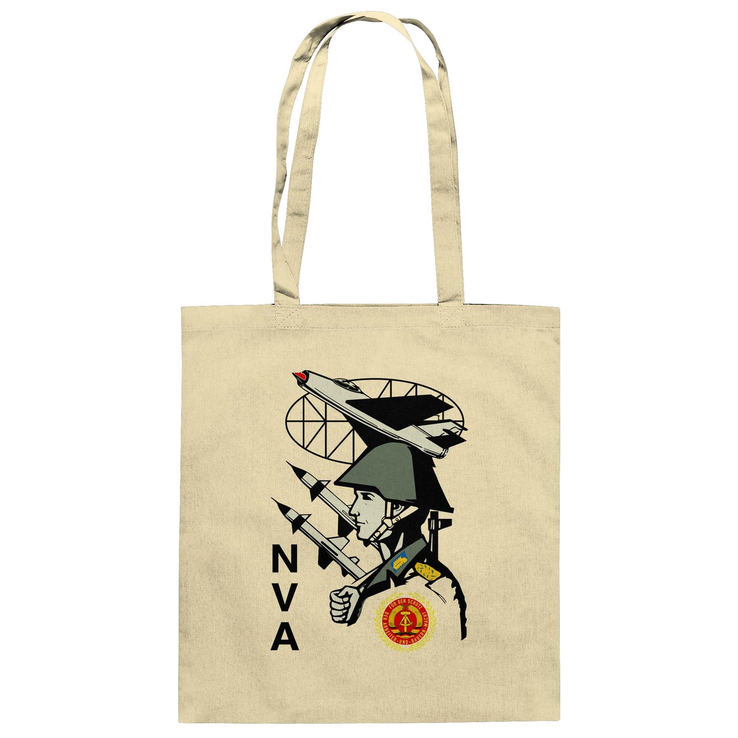 DDR Ostalgie Baumwolltasche • NVA - WERBEPLAKAT (ORIGINAL)