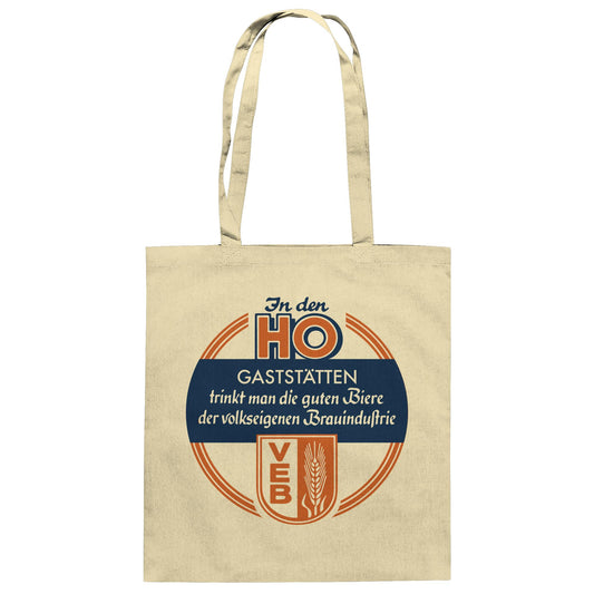 DDR Ostalgie Baumwolltasche • HO - VOLKSEIGENE BRAUINDUSTRIE