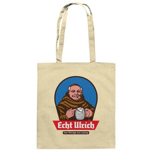 DDR Ostalgie Baumwolltasche • ECHT ULRICH BIER LEIPZIG