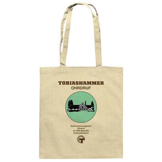 DDR Ostalgie Baumwolltasche • TOBIASHAMMER OHRDRUF - VEB MAXHÜTTE