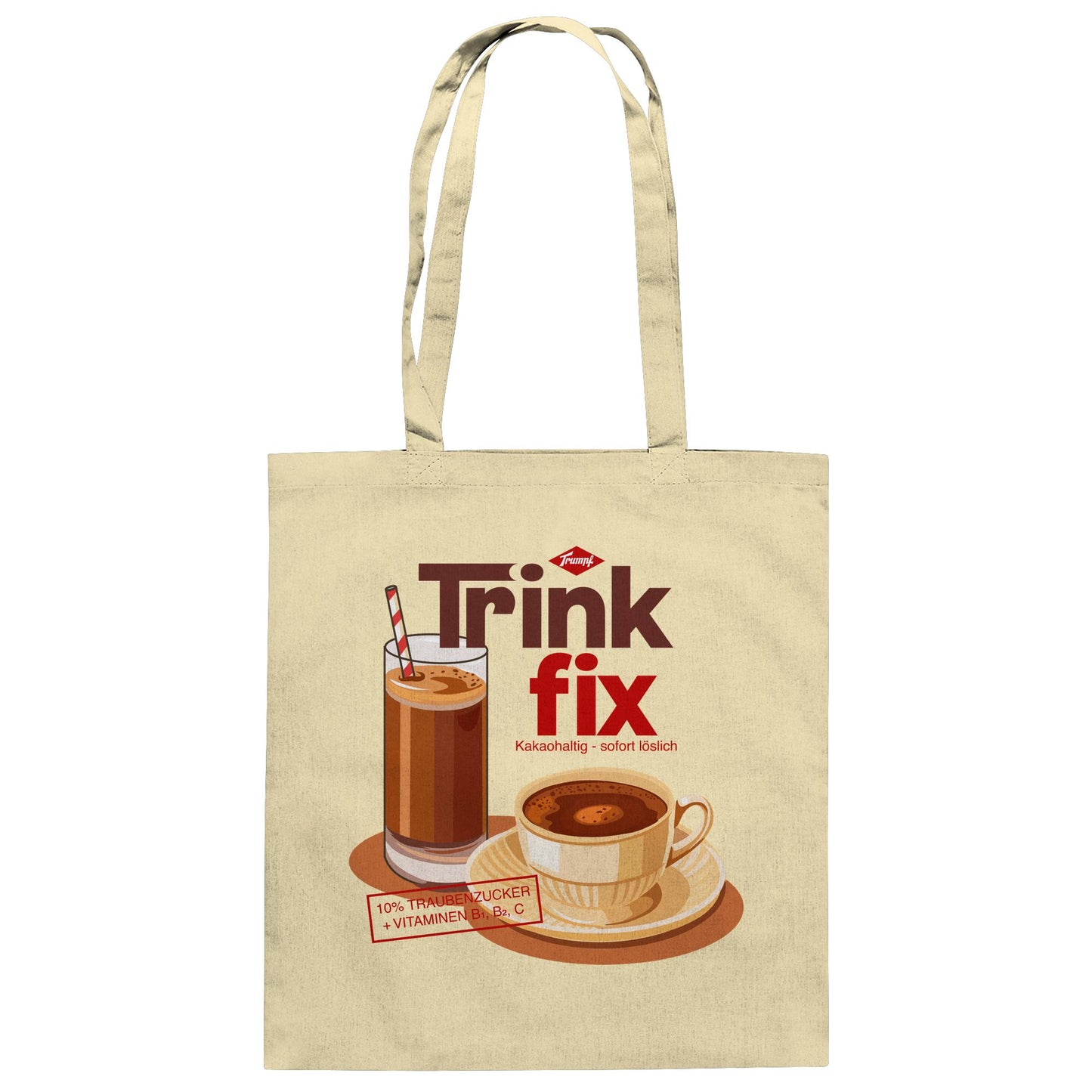 DDR Ostalgie Baumwolltasche • TRINK FIX - DOSEN-DESIGN