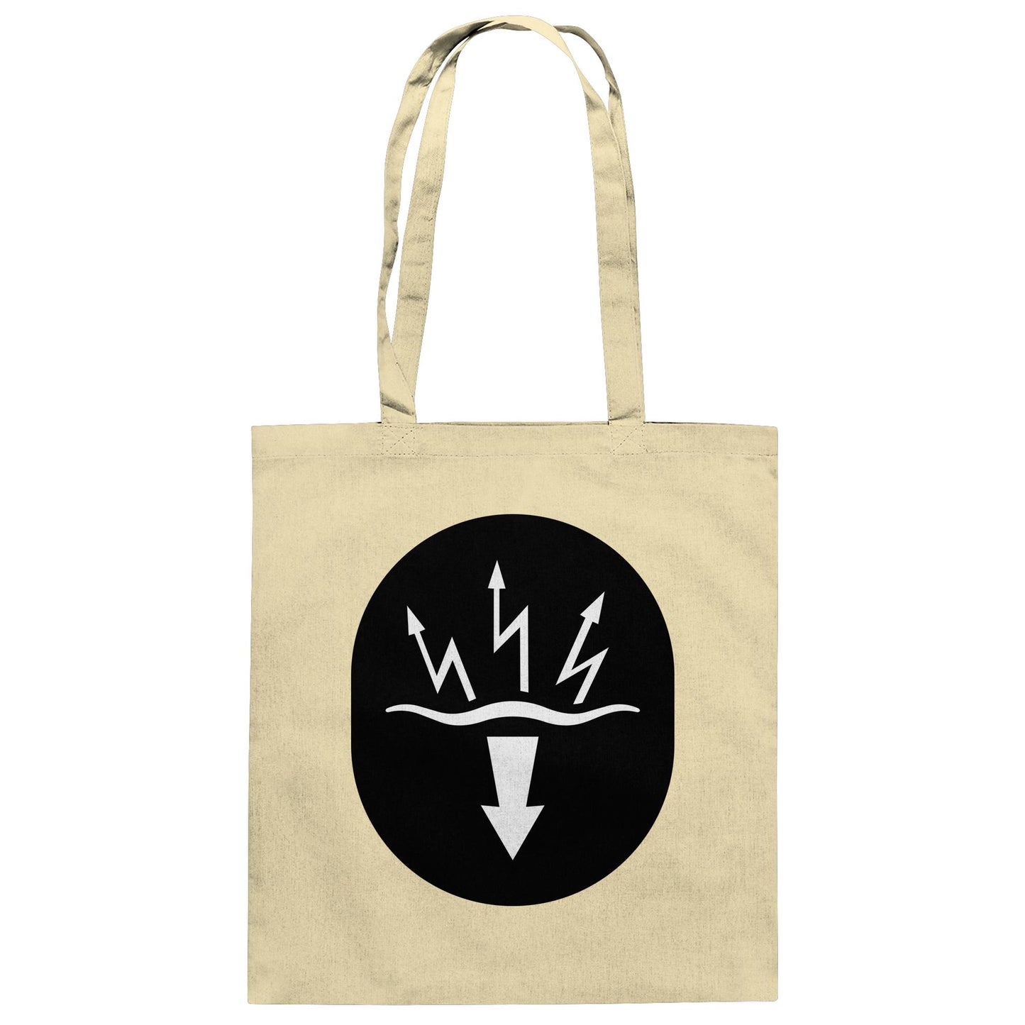 DDR Ostalgie Baumwolltasche • NVA EMBLEM - FUNKORTUNG