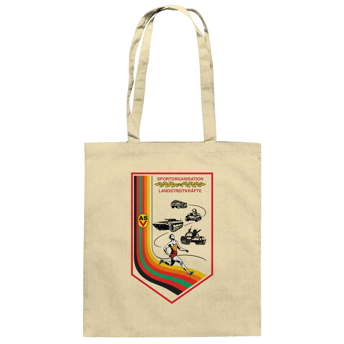 NVA ASV - SPORTORGANISATION LANDSTREITKRÄFTE | DDR Ostalgie Baumwolltasche
