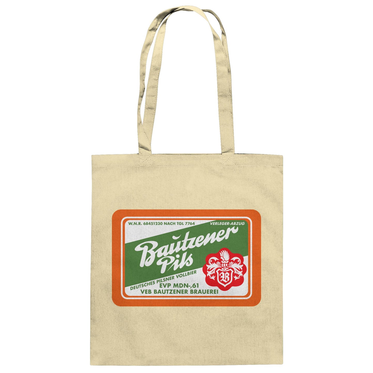 DDR Ostalgie Baumwolltasche • VEB BAUTZENER BRAUEREI