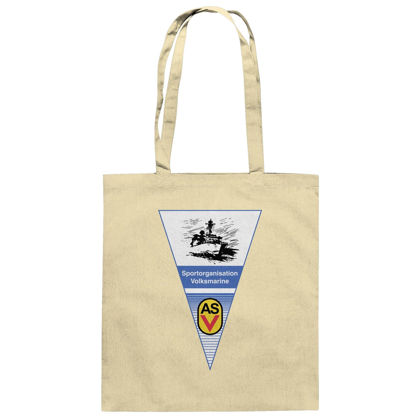 DDR Ostalgie Baumwolltasche • ASV SPORTORGANISATION VOLKSMARINE