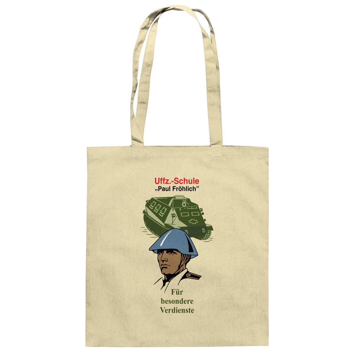 NVA - UNTEROFFIZIERSCHULE PAUL FRÖHLICH | DDR Ostalgie Baumwolltasche