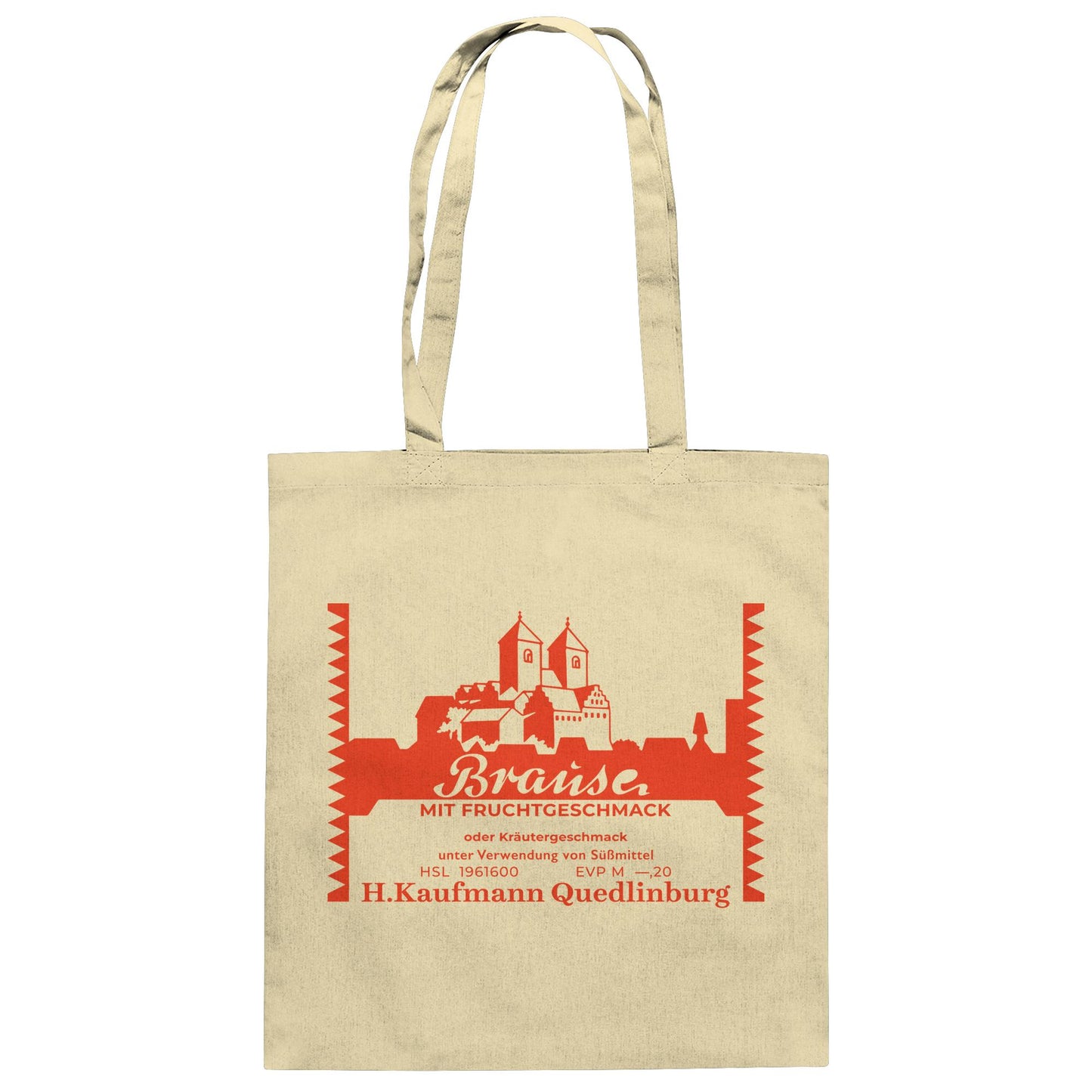 DDR Ostalgie Baumwolltasche • BRAUSE - KAUFMANN QUEDLINBURG