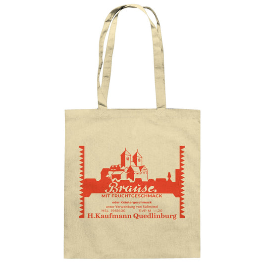 DDR Ostalgie Baumwolltasche • BRAUSE - KAUFMANN QUEDLINBURG
