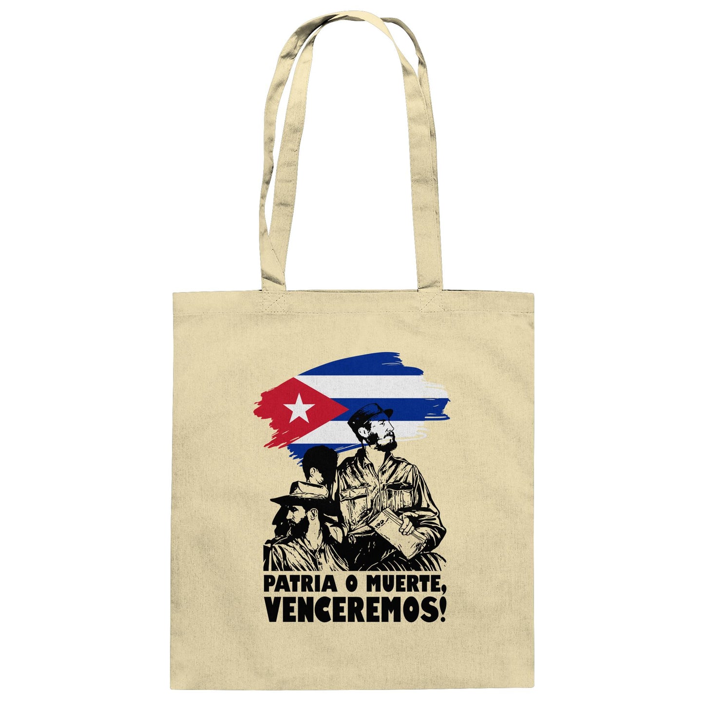 DDR Ostalgie Baumwolltasche • KUBA - PATRIA O MUERTE, VENCEREMOS! (ORIGINAL PLAKAT)