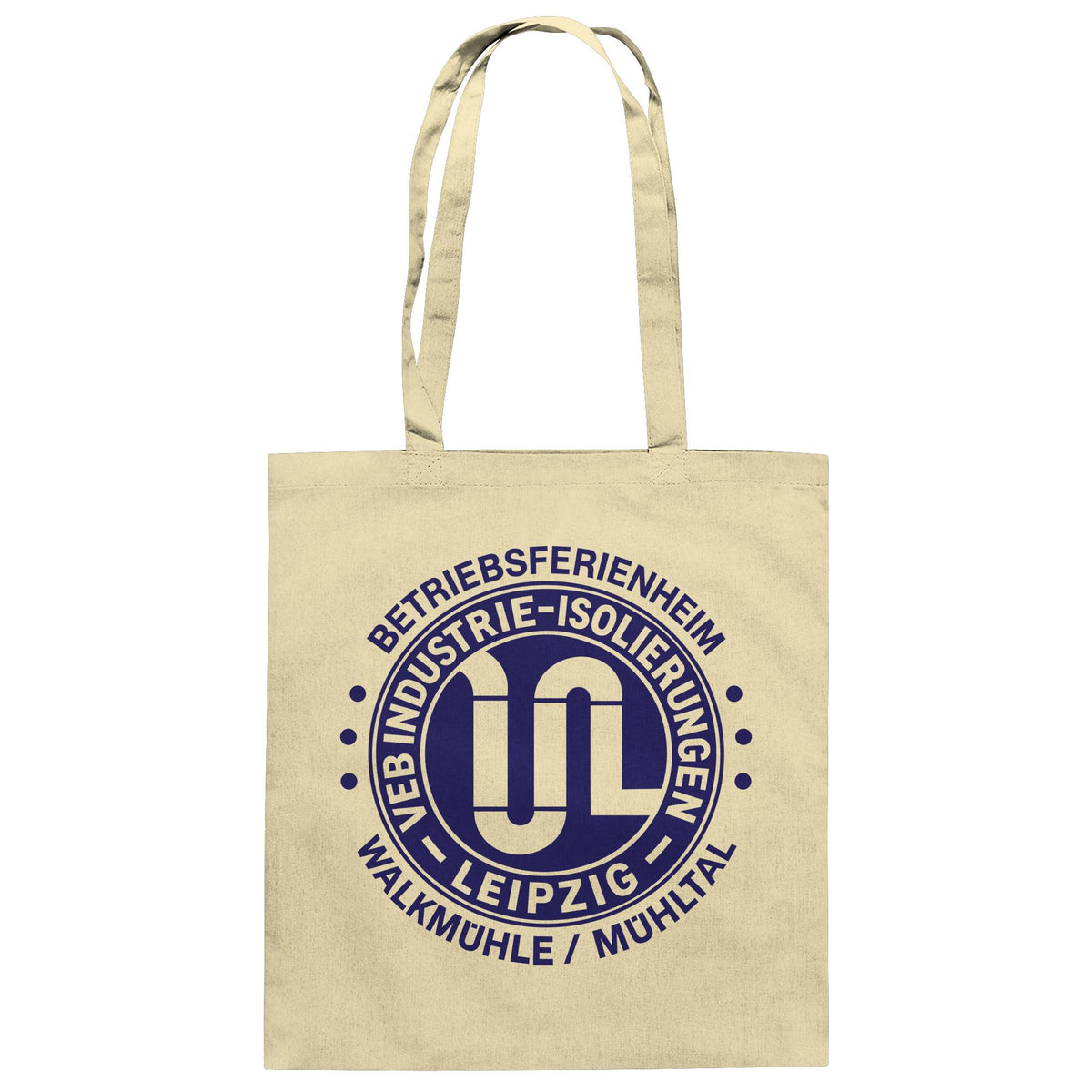 DDR Ostalgie Baumwolltasche • VEB INDUSTRIE-ISOLIERUNGEN - BETRIEBSFERIENHEIM WALKMÜHLE