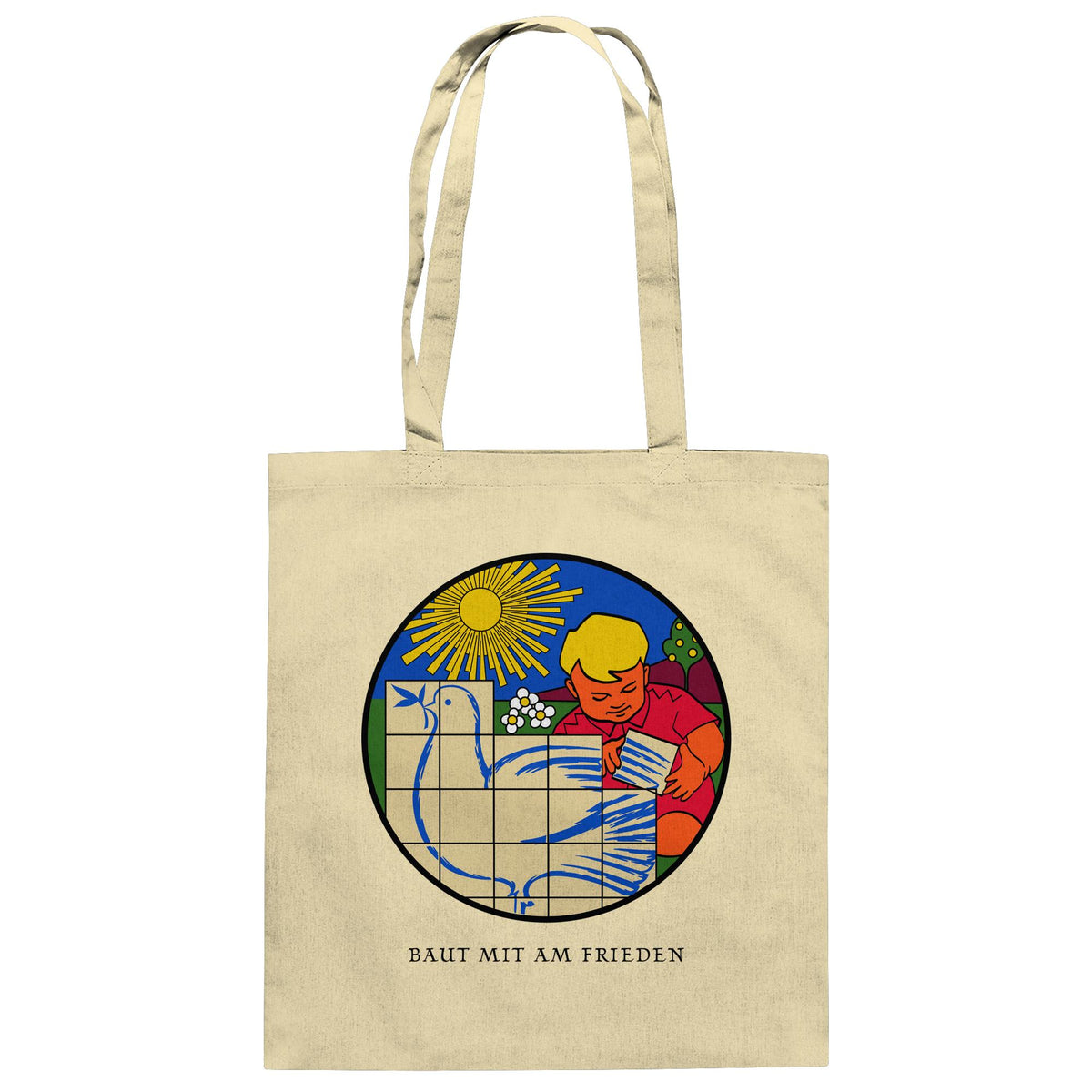BAUT MIT AM FRIEDEN | DDR Ostalgie Baumwolltasche