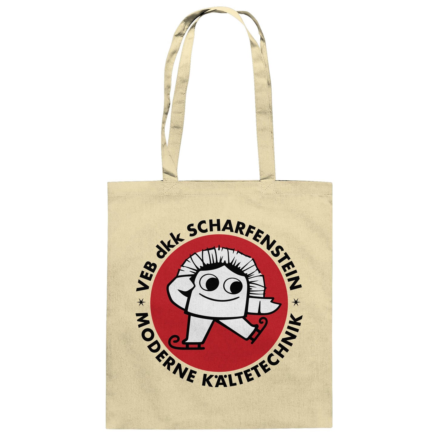 DDR Ostalgie Baumwolltasche • VEB DKK SCHARFENSTEIN