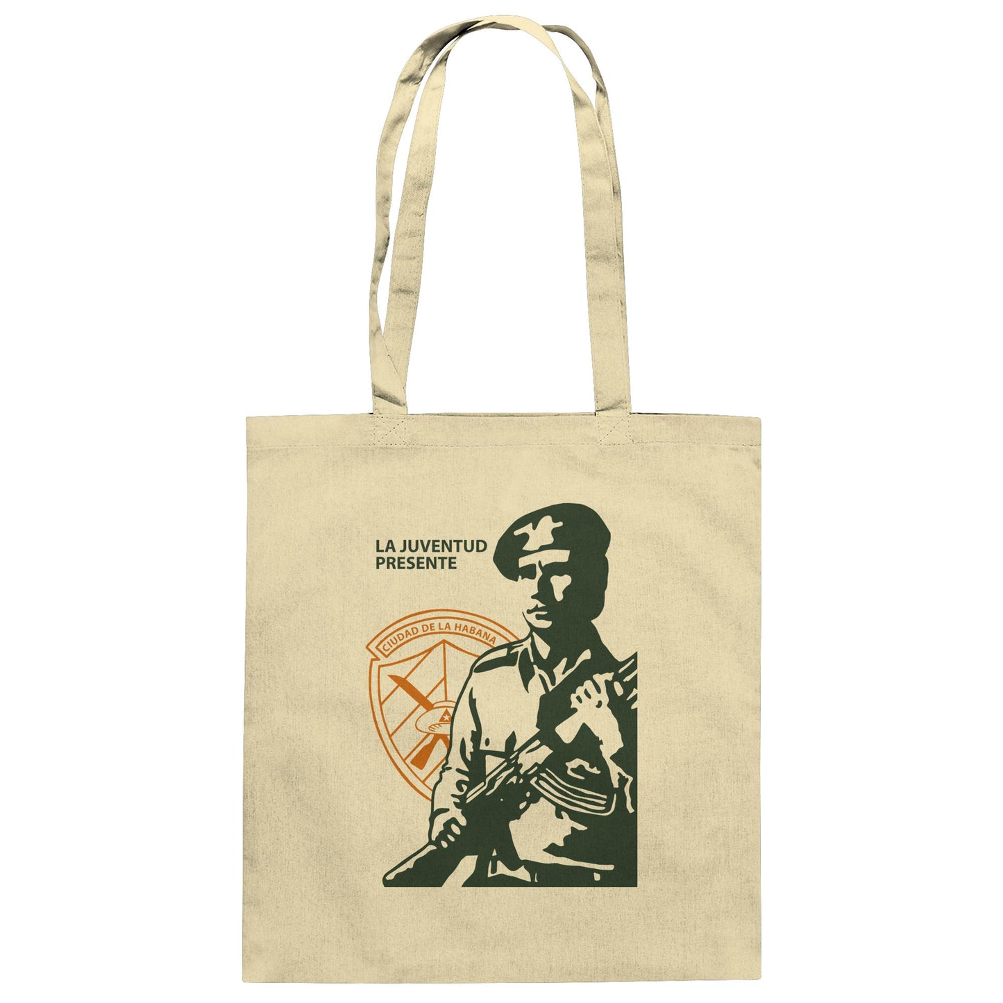 DDR Ostalgie Baumwolltasche • LA JUVENTUD PRESENTE CIUDAD DE LA HABANA (DIE JUGEND HAVANNAS IST AKTIV)