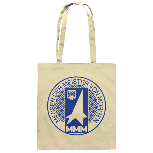 DDR Ostalgie Baumwolltasche • MMM - MESSEN DER MEISTER VON MORGEN (FDJ)