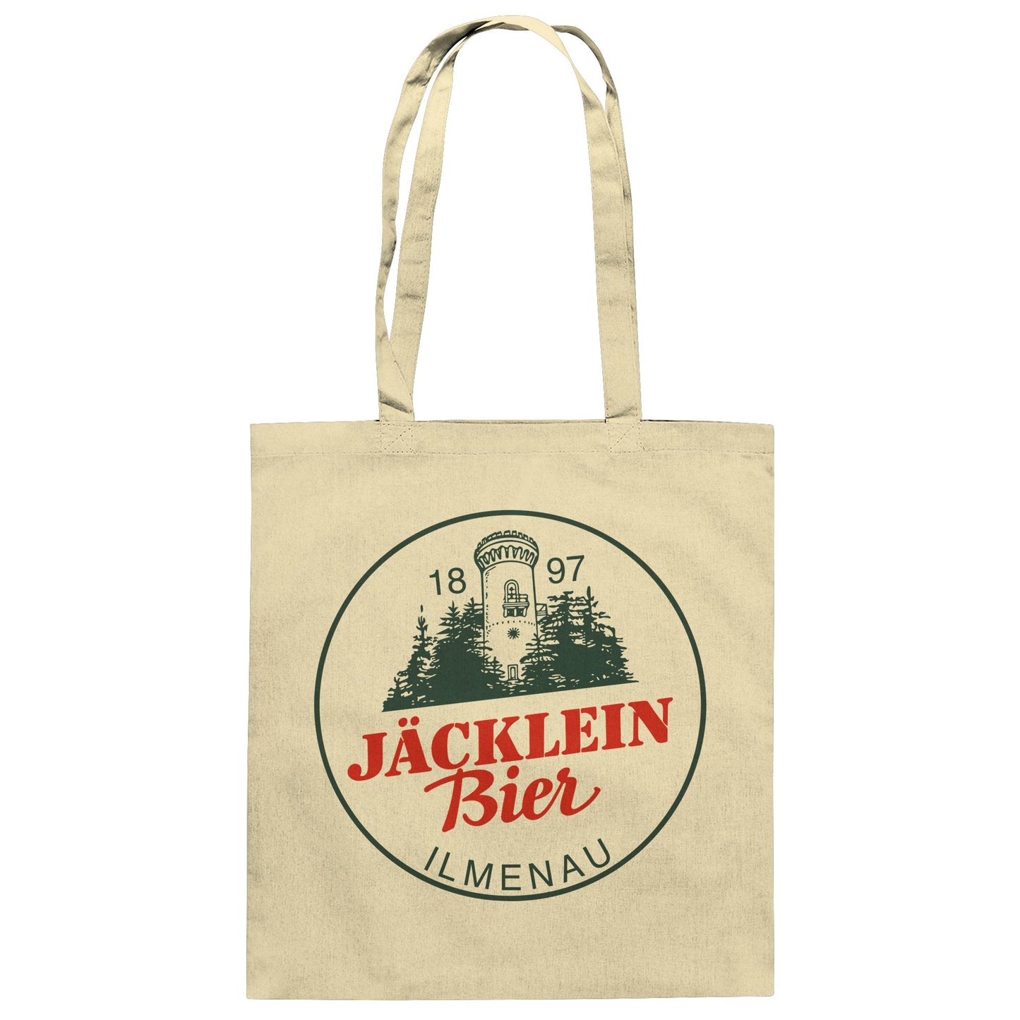 DDR Ostalgie Baumwolltasche • JÄCKLEIN BIER ILMENAU