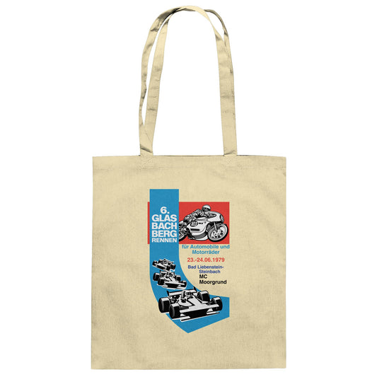 DDR Ostalgie Baumwolltasche • 6. GLASBACHBERGRENNEN 1979