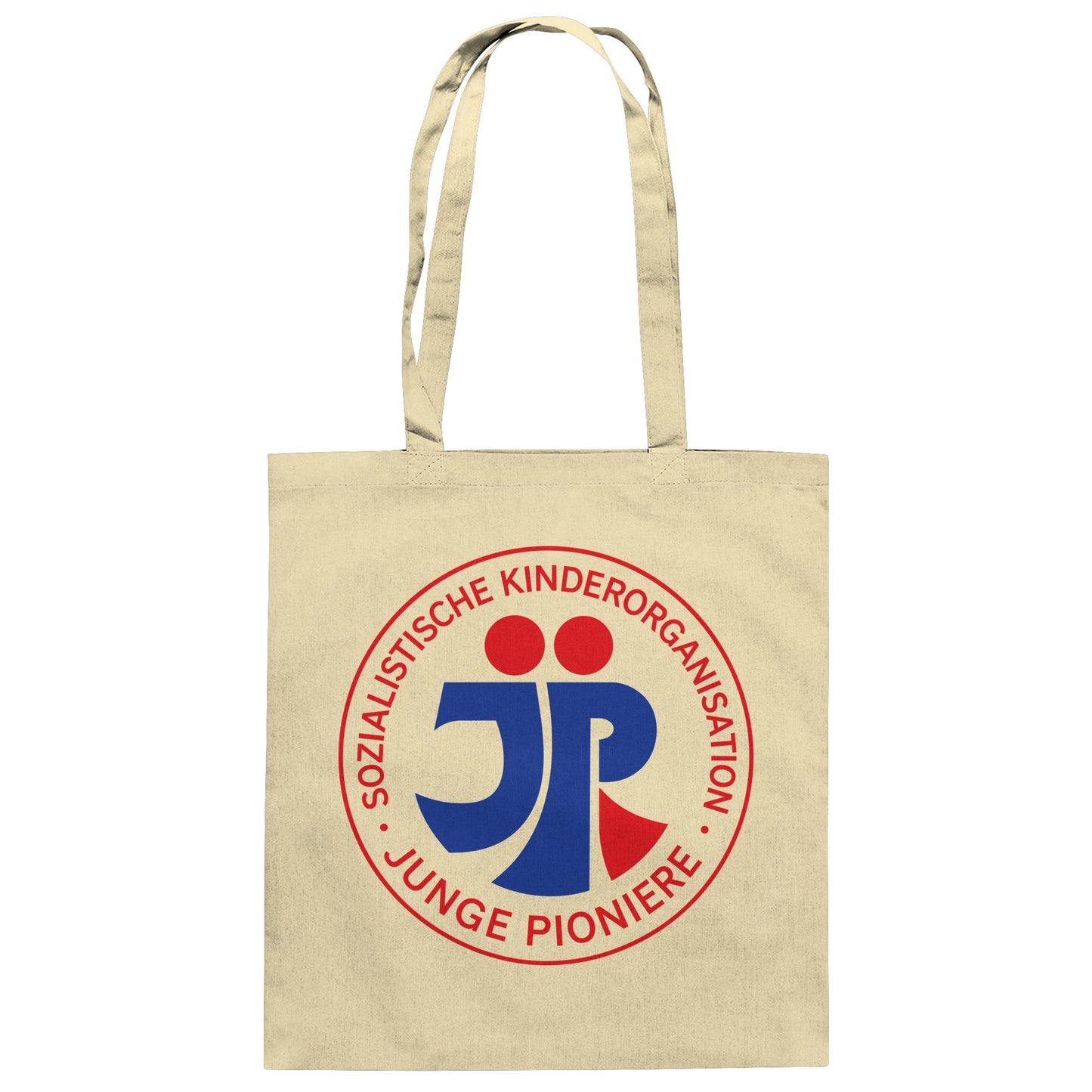 DDR Ostalgie Baumwolltasche • JP - JUNGE PIONIERE (ORIGINAL NICKI-MOTIV)