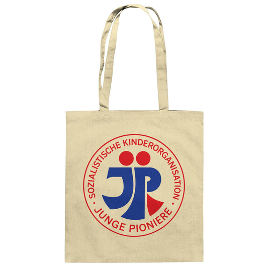 DDR Ostalgie Baumwolltasche • JP - JUNGE PIONIERE (ORIGINAL NICKI-MOTIV)