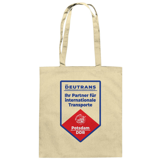DDR Ostalgie Baumwolltasche • VEB DEUTRANS - POTSDAM