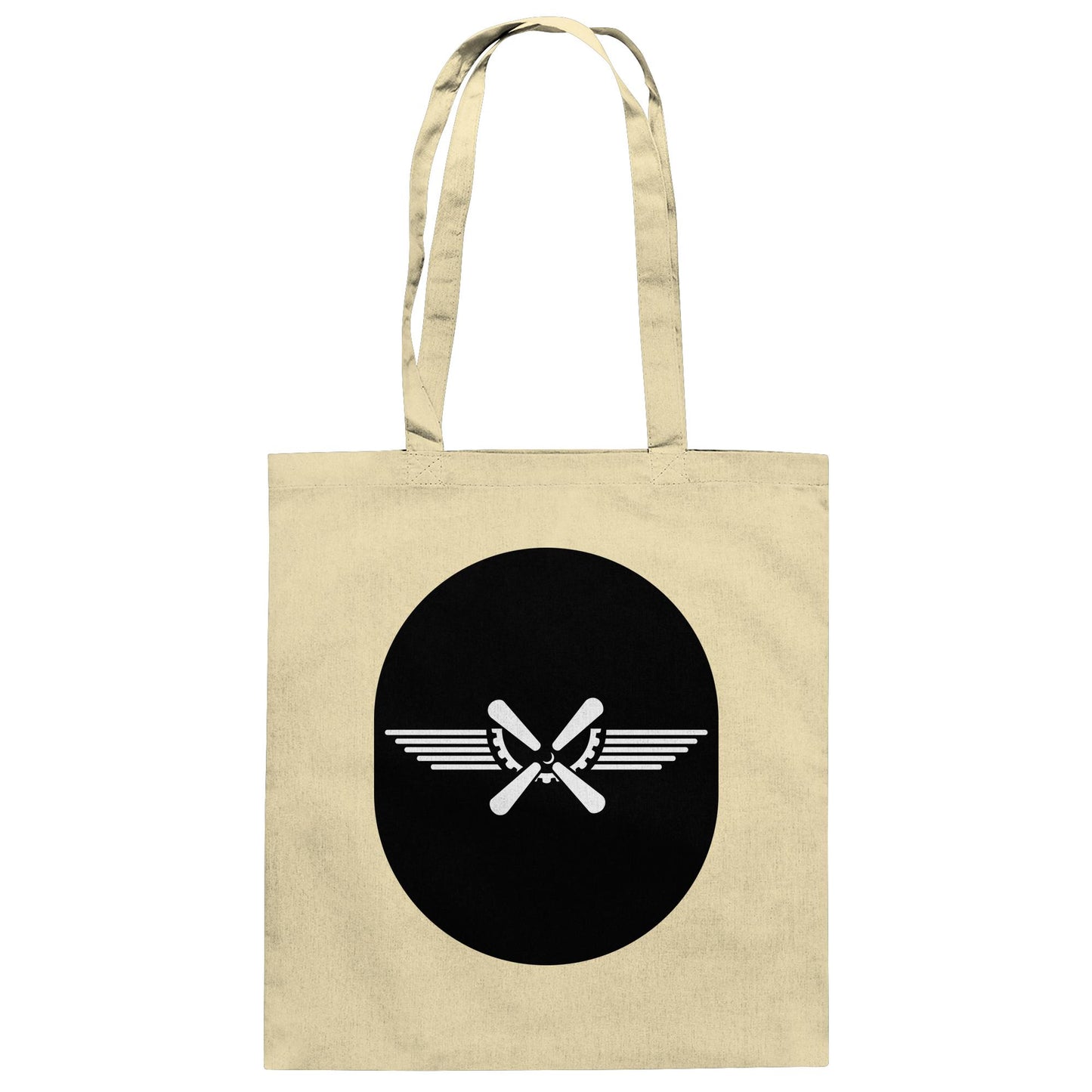 DDR Ostalgie Baumwolltasche • NVA EMBLEM - FLUGZEUGMECHANIKER