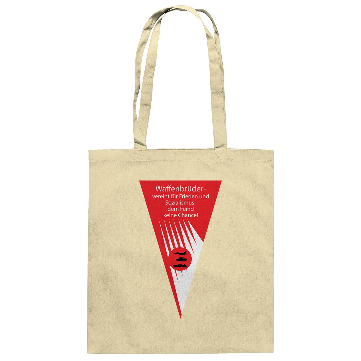 NVA - WAFFENBRÜDER | DDR Ostalgie Baumwolltasche